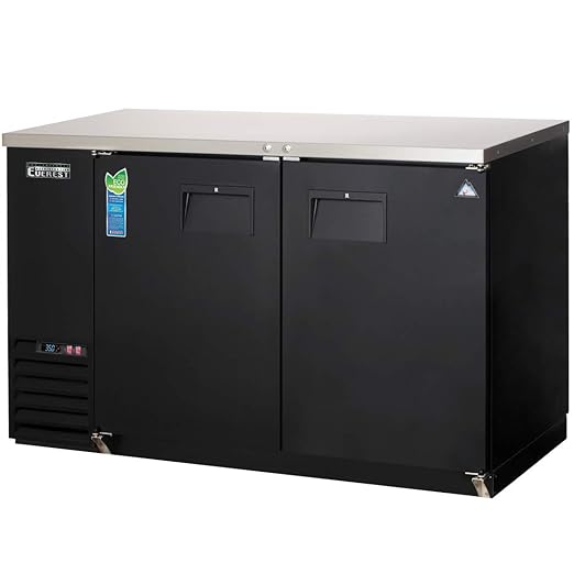 Everest EBB59-24 Back Bar Cooler Cabinet 2 Solid Doors, 115v, NSF - 17 cu. ft.