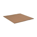 4ft x 4ft Unfinished Maple Veneer Flexible Tambour Wall Panel with 3/4" 30-Degree Groove Slats, Flexible & Customizable