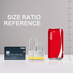 Keyed Alike Laminated Steel Padlocks with Long Shackle for Sheds, Fences & Lockers (6-Pack)