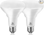 Energetic BR30 LED Recessed Light Bulb, 9W=75W, 4000K Cool White, 900LM, Dimmable Ceiling Flood Light Bulb for Cans, CRI80+, 2Pack