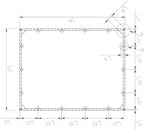 Mytee Products 7' x 9' Tan 12oz Canvas Tarp with Grommets - Water Resistant - Heavy Duty Canvas Tarps - Multipurpose Tarpaulin Cover for Canopy Tent, Roof, Camping, Semi Trucks & Cargo