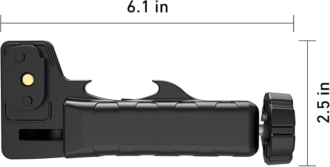 (2610A14960)(1608M0070F) Laser Receiver Bracket Clamp for LR 1, LR 1 G, and LR 2.