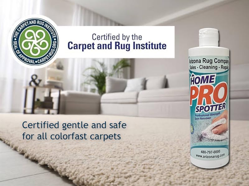 Spot and Stain Remover for Carpets, Rugs, Clothes, Upholstery&Mattress - Home Pro Spotter, 12 FL OZ