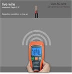 Stud Finder Wall Scanner, 5 in 1 Multi-functional Stud Locator with Microprocessor Chip and HD LCD Display for Center and Edge of Wood, AC Wire, Metal and Studs Detection