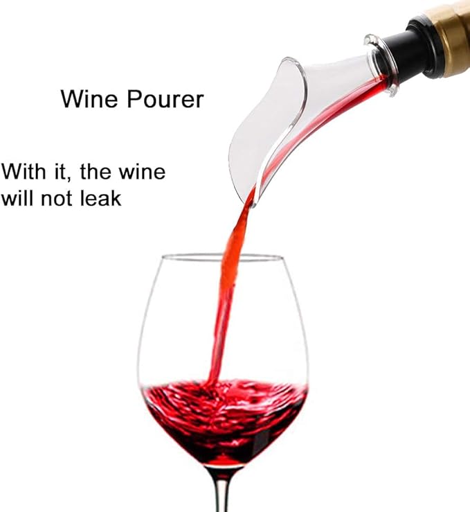 AIKARO - Electric Wine Bottle Opener Automatic Electronic Corkscrew, Battery Operated (Set)