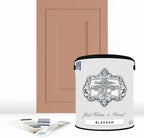 ALL-IN-ONE Paint, Durable cabinet and furniture paint. Built in primer and top coat, no sanding needed. Includes our 30 featured color card - Blossom, Gallon