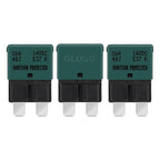GLOSO Circuit Breakers E37 Auto (T1) Reset Low Profile ATC/ATO - (6A - 3 Pack)