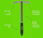 Yard Butler Terra Garden Hand Tools - Weeding Hand Tiller Tool for Efficient Gardening - Weed Remover Tool for Lawn & Garden Care - Durable Gardening Accessory, Weeder