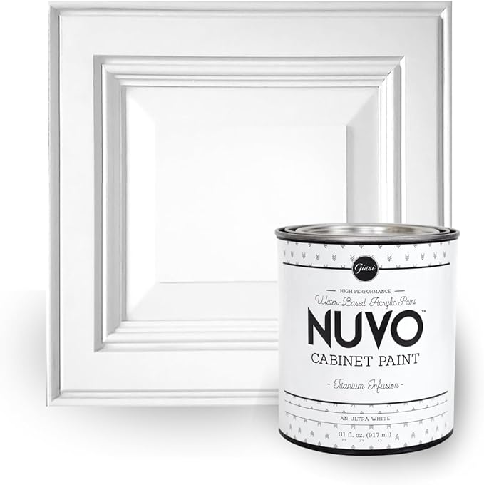 Giani Nuvo Cabinet Paint (Titanium Infusion) Quart