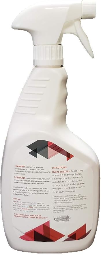 GrillMeister Grill, Grate, Barbeque & Oven - Heavy Duty Cleaner/Degreaser - 1 Quart