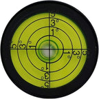 High Precision Horizontal Bubble Cardan Level Horizontal Bead Leveler Round Bubble Spirit Level Diameter 30mm (Green) (30X8mm（With no magnetic）)