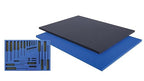 5S LEAN TOOL BOX FOAM ORGANIZERS 1/2 INCH THICK (1 PIECE) (10.625" x 22.25", Blue)