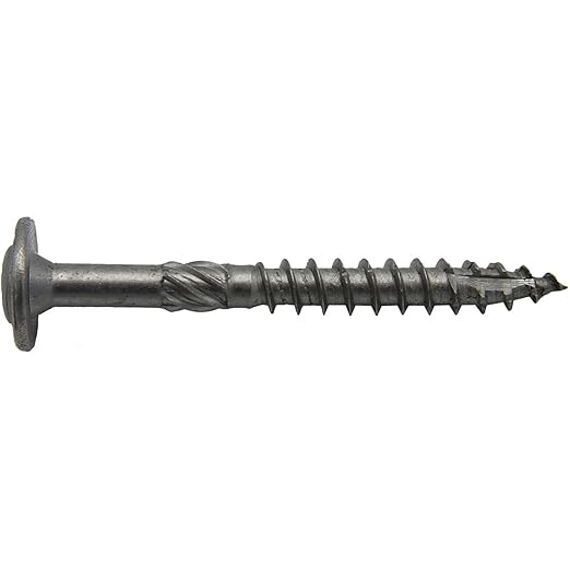 Jake Sales #15 x 2-1/2" Construction Lag Screw Stainless Steel T-30 Torx/Star Drive Heavy Duty Lag Screw Far Superior to Common Lag Screws (100 Screw Count) Modified Truss Washer Head