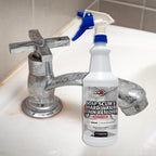 DU-MOST Soap Scum & Hard Water Stain Remover, High Foaming Acid Cleaner Removes Limescale & Soap Residue, Kitchen & Bathroom Use, 32 Oz