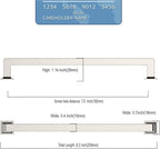 10 Pack 7.5"(192mm) Brushed Satin Nickel Cabinet Pulls Kitchen Cabinet Handles Drawer Pulls Cupboard Hardware for Cabinets CK0078