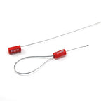 500 Wire Security Seals Numbered Steel Cable Seals Wire Tamper Seals Metal Wire Seals Steel Cable Tie Seals Pull Tight Cable Seal (Red)