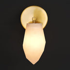 Alabaster Wall Sconces, Spanish Marble Wall Lamp, Modern Wall Sconce for Living Room, Hardwired Wall Lighting for Bedroom, Wall Light for Bathroom Hallway Stairs, Gold