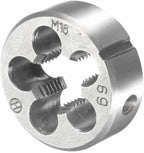 16mm x 1.5 HSS Metric Tap and Die Set Right Hand Thread,Tapping DIY Tool 3pcs (M16 x 1.5mm)