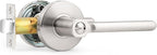 Probrico Privacy Door Handle Lever Satin Nickel Bed/Bath Door Levers Intrior Lockset Keyless Privacy Handles (1 Pack)
