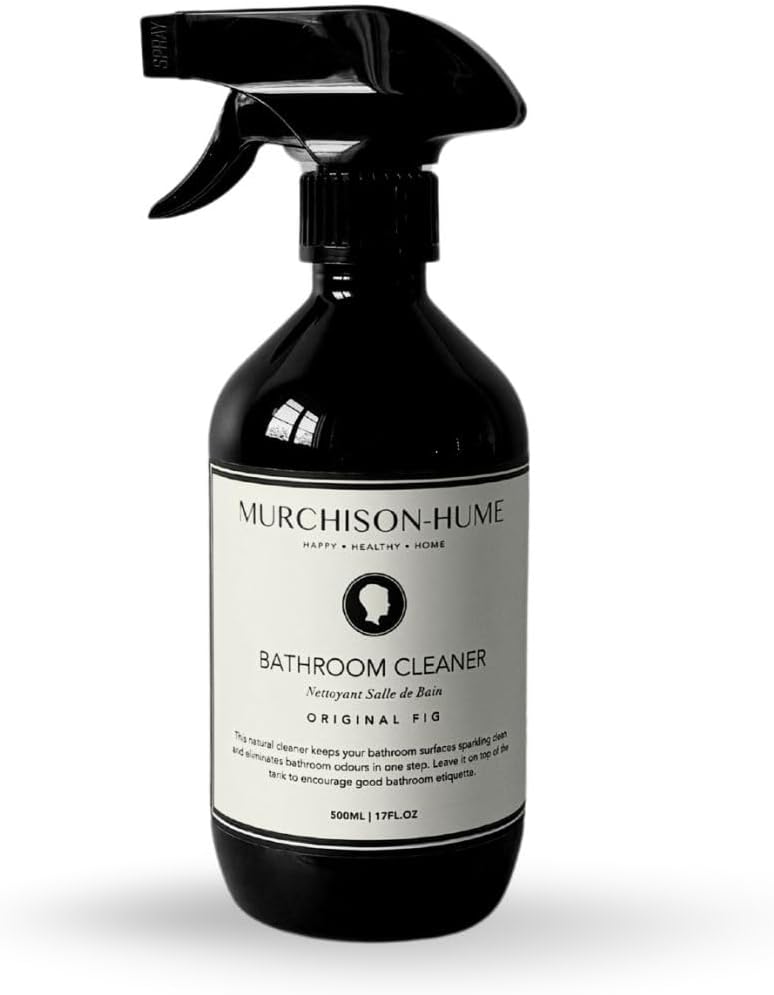 Murchison-Hume Powerful, Plant-based, Multi-Surface Bathroom Cleaner Spray for Basins, Tubs, Tiles, and Toilets. Eliminates Odor, 17oz, Original Fig Scent