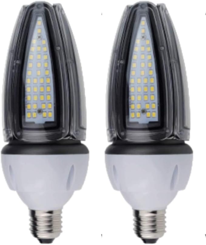 GoodBulb 20-Watt Acorn Light Retrofit LED Light Bulb High Output 2600 Lumens E26 Base Adapter 5000K Daylight White Light Color Car Dealership Lighting