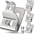 4PCS Belt Clips for Dewalt, Premium 304 Stainless Steel Replacement Clip, with Screws, for Dewalt DCD7771 Compatible with 20V Power Tools for N268241 N086039 DCD980 DCD985 DCD980L2 DCD985L2