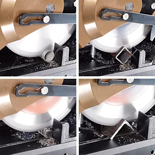 TWIN-TOWN 8 Inch 52 Teeth Dry Cut Steel and Ferrous Metal Cermet Saw Blade with 5/8-Inch Arbor