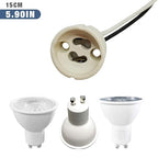 Light Socket Bulb Extender for E26 E27 Adapter to GU10 lamp with 5.9 inch Cable