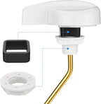 Compatible with TOTO Toilet Handle Replacement Parts Kit, Universal THU068#CP Trip Lvr for St743S Side Mount Toilet Flush Tank Lever Handle for TOTO Kohler Toilet Tank, 1-Pack Bright White