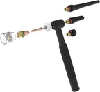 TOOLIOM 71Pcs TIG Welding Torch Accessories Kit Stubby Gas Lens Glass Cup Ceramic Cup Back Cap Kit for WP-17/18/26