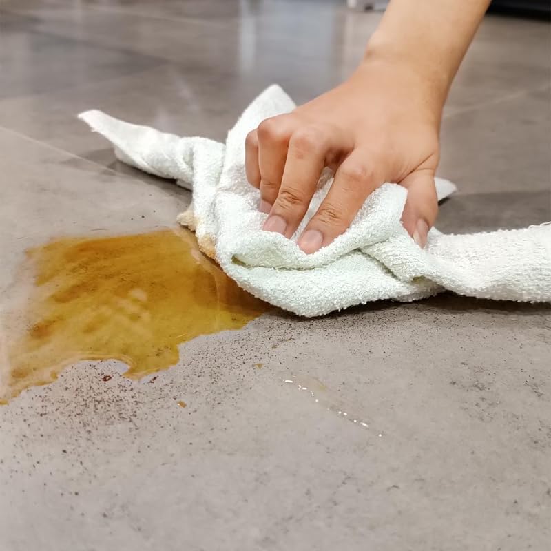 White Terry Bar Mop Towels 4800 Pcs (Approx) - 100% Cotton Ultra-Absorbent Cleaning Rags, Perfect Washable Kitchen Rags for Bars, Restaurants & Home (600 lbs Pallet - 12x50 lbs. Box)