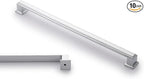 10 Pack 10 Inch(254mm) Hole Center Polished Chrome Modern Cabinet Pulls Kitchen Cabinet Handles Kitchen Cabinet Hardware Timeless Drawer Pulls for Dresser Cupboard Wardrobe, Chrome(10x10)