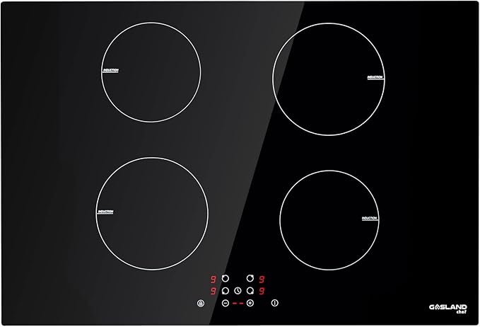 GASLAND Chef Induction Cooktop 30 Inch, Built-in Electric Cooktop 4 Burners Electric Stove Top, Sensor Control Induction Hob with Child Safety Lock and Timer 240V