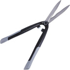 Garden Hedge Shears for Trimming and Shaping Shrubs with SK5 High Carbon Steel Non-Stick Blades, Shock-Absorbing Bumpers & Lightweight Handles
