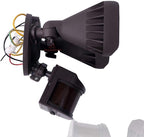 RuggedGrade 20W Turin II Series LED Security Light - LED Motion Sensor Flood Light - 2,400 Lumens - 240° Sensor - 3000K Warm White - Bronze Housing - Outdoor LED Light - DLC 5.1 Premium