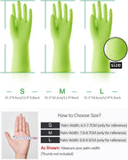 Alimat PluS 3 Pack Reusable Cleaning Gloves Latex Free, Dishwashing Rubber Gloves for Cleaning, Waterproof Household Gloves for Laundry, Gardening (Medium, Without Liner)