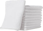 Furniture Clinic Pack of 10 Microfiber Cloths – Lint Free - White Cleaning Cloths - Reusable and Washable