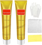 Instashine Metal Polish Cream, Ultimate Metal Polish Cream, Fixini All Metal Polish Cream, Instashine Metal Polish, Ultimate Metal Polishing Cream for Stainless Steel/Aluminum/Brass/Copper (2Pcs)