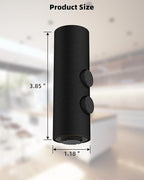 Hibbent Metal Pull Down Kitchen Faucet Head Replacement with 15 Adapters, Sink Spray Head, 2 Function Spray Nozzle Compatible with Moen, American Standard, Delta, Kohler Faucets, Oil-Rubbed Bronze