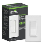 Leviton Decora Smart Switch Anywhere Companion, Add Wire-Free 3-Way/4-Way/5-Way On/Off Control to Decora Smart Wi-Fi 2nd Gen Switches, Automatic, DAWSC-1RW, White