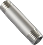 Beduan Stainless Steel Pipe Fittings, 1/2" NPT x 1/2" NPT Male Threaded, 6" Length Nipple Cast Pipe