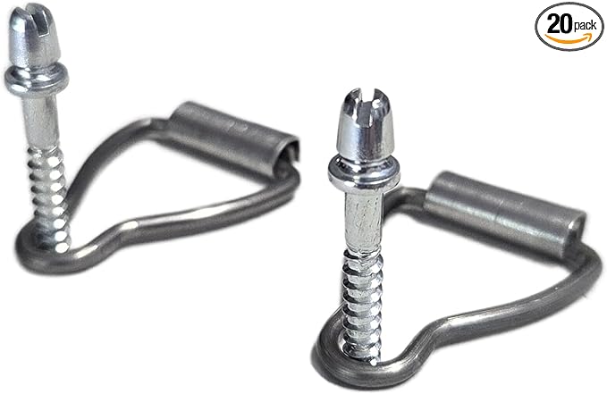 Window Screen Spline Channel Bail Latch (20Pack) - Mill