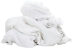 Premium Terry Towels for Cleaning - 3 lbs. Bag, 20”x20” - 100% Cotton Towels Cleaning Rags - Multipurpose White Terry Cloth Rags for Garage, Shop, Auto, Home & Janitorial Use