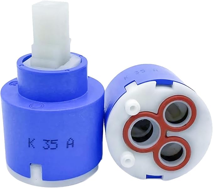 Kerox K35A Faucet Cartridge | Replacement Cartridge for La Torre, Gerber, Danze & Moen| Single Lever Shower Tub Repair Parts | Diameter 35mm 1 3/8" Mixer Tap Cartridge Replacement (1 Pack)