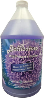 Quality Chemical BELLISSIMO All Purpose Cleaner - All Purpose Cleaner with Extra Cleaning Power and Long Lasting Lavender Scent, Super Concentrated - (128 oz) - Pack of 1