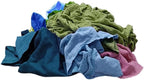 Recycled Color T-Shirt Cleaning Rags (600 lbs. Pallet 60x10 lbs Box) in Box Color Cotton Rags, Perfect for Housing & Workshop Tasks Elevate Your Cleaning Routine!