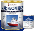 ShangTianFeng 207014 Marine Wood and Fiberglass Primer,32 Fl Oz Brilliant Navy Blue+10 Fl Oz diluent, Suitable for use on fiberglass, wood or metal surfaces above the waterline 1 Quarts