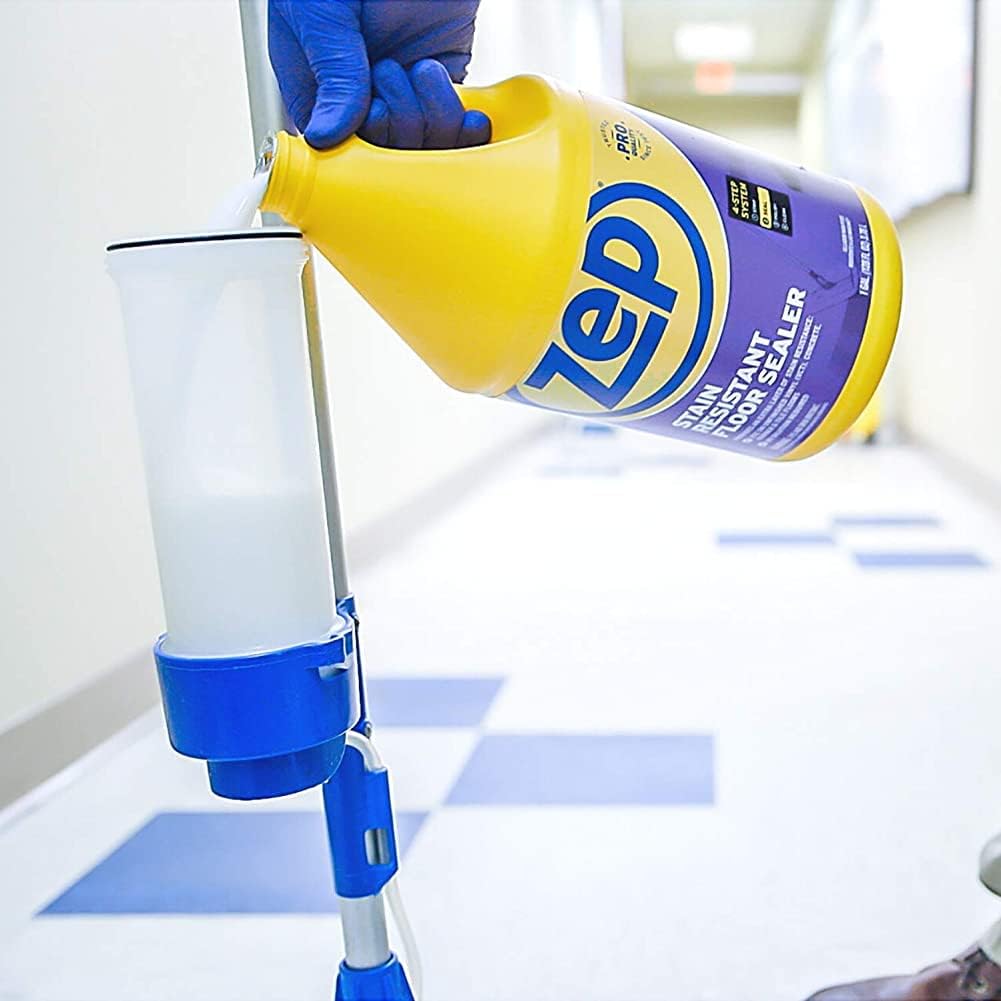 Zep All-in-One Industrial Floor Cleaning Kit - Contains Floor Stripper, Floor Sealer, Floor Polish and Floor Cleaner - 1 Gallon, (Case of 4) ZULFKIT - Great for Homes, Kitchens, and High-Traffic Areas
