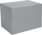Global Industrial Durham Steel Compartment Box Rack with 4 Adjustable Divider Compartment Boxes, 20 x 15-3/4 x 15