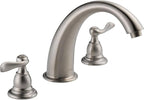 Delta Faucet Windemere 2-Handle Widespread Roman Tub Faucet Trim Kit, Deck-Mount, Stainless BT2796-SS (Valve Not Included), 6.50 x 11.00 x 11.00 inches